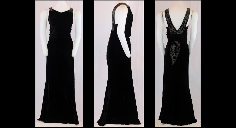 1930s Inaugural Gown Collage