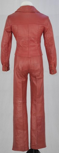 Woman's Leather Suit: Back