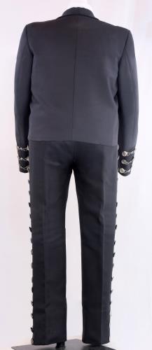 Back view of a Mariachi uniform, also known as a charro suit, from the 1970s