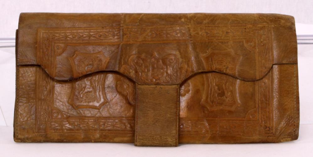 Front view of Riggs wallet from the 1900s