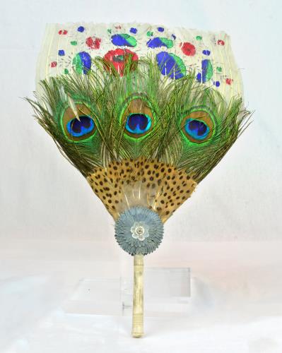 Peacock fan from the 1900s