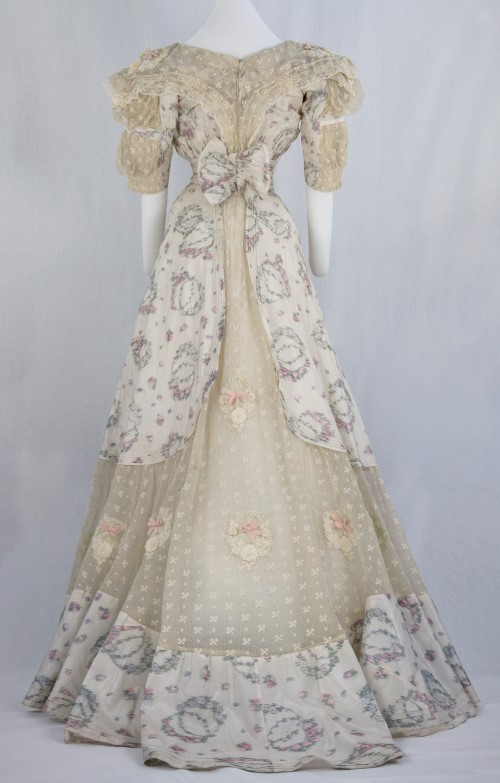 Floral Lace Dress: Back