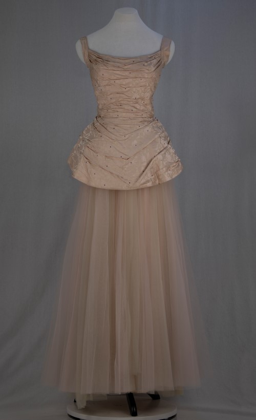 Pink Smiley Inaugural Gown: Front