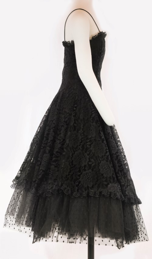 Black Prom Dress: Side