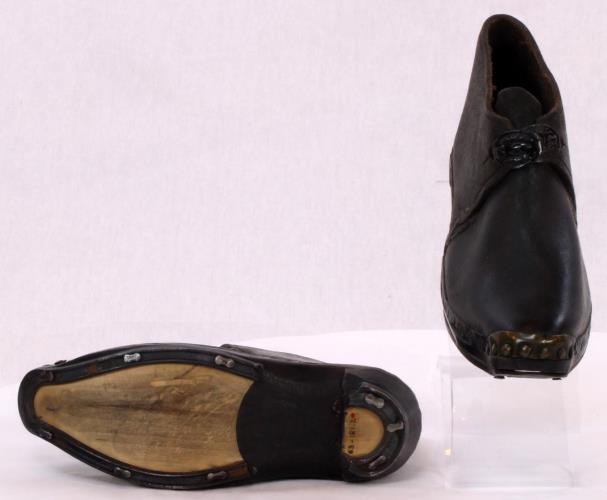Bottom view of Welsh shoes from the 1860s