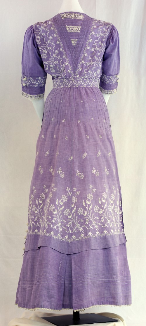 Lavender Day Dress: Back
