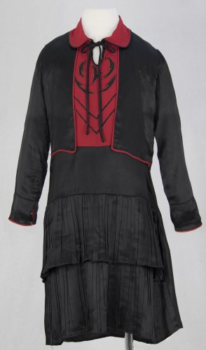 Black and Red Child Dress: Front