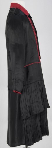 Black and Red Child Dress: Side