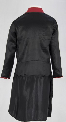 Black and Red Child Dress: Back