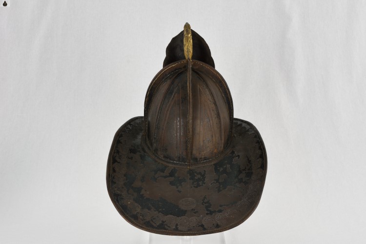 Fireman's Helmet: Back