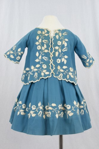 Child's Dress With Coat: Front w/Coat