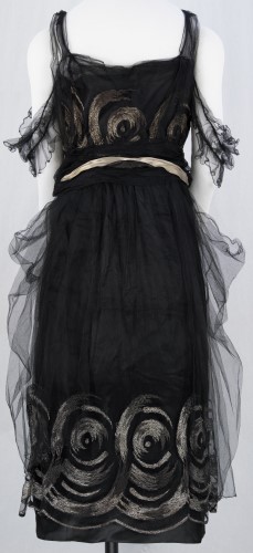 Black Lace Dress: Back