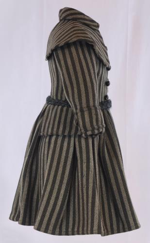 Side view of a boys coat from the 1890s