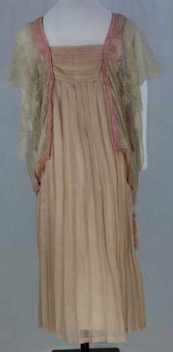 Tan Dressing Gown: Back