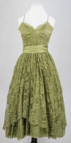 Green Lace Dress: Front
