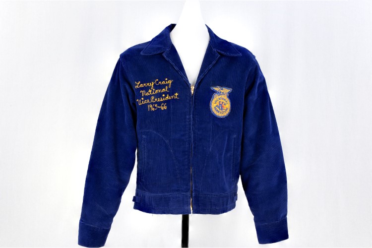 Larry Craig Blue FFA Jacket: Front