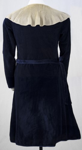 Blue Velvet Dress: Back