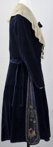 Blue Velvet Dress: Side