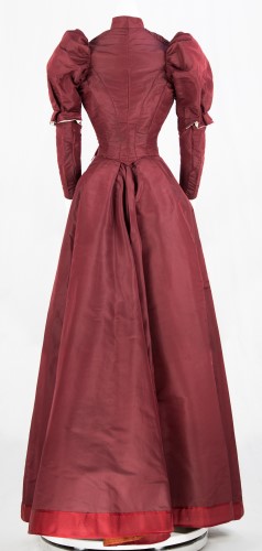 Burgandy Dress: Back