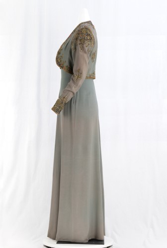 Jean Clark's 1941 Inaugural Gown: Side