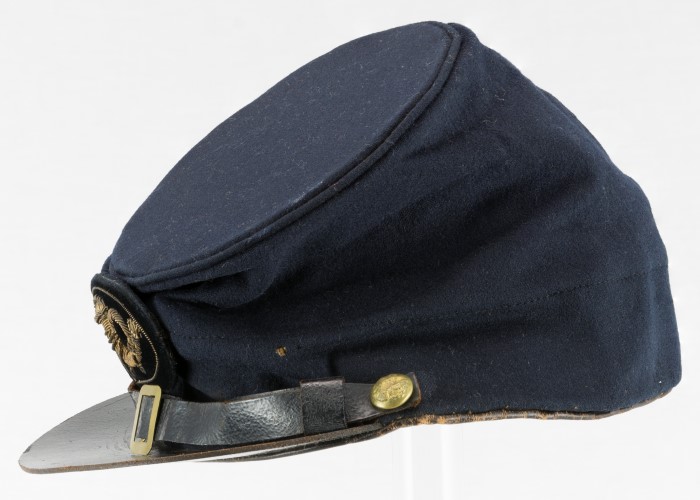 Civil War Forage Cap: Left Side