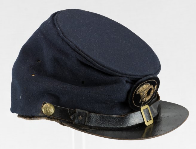 Civil War Forage Cap: Right Side