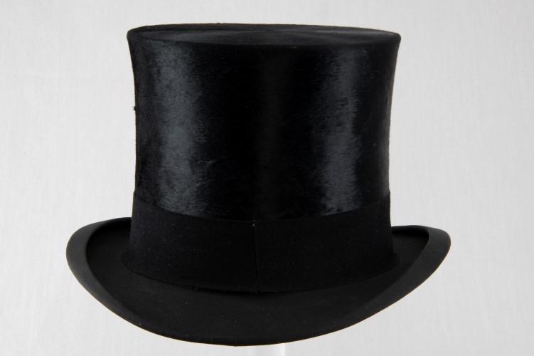 Beaver FeltTop Hat: Back